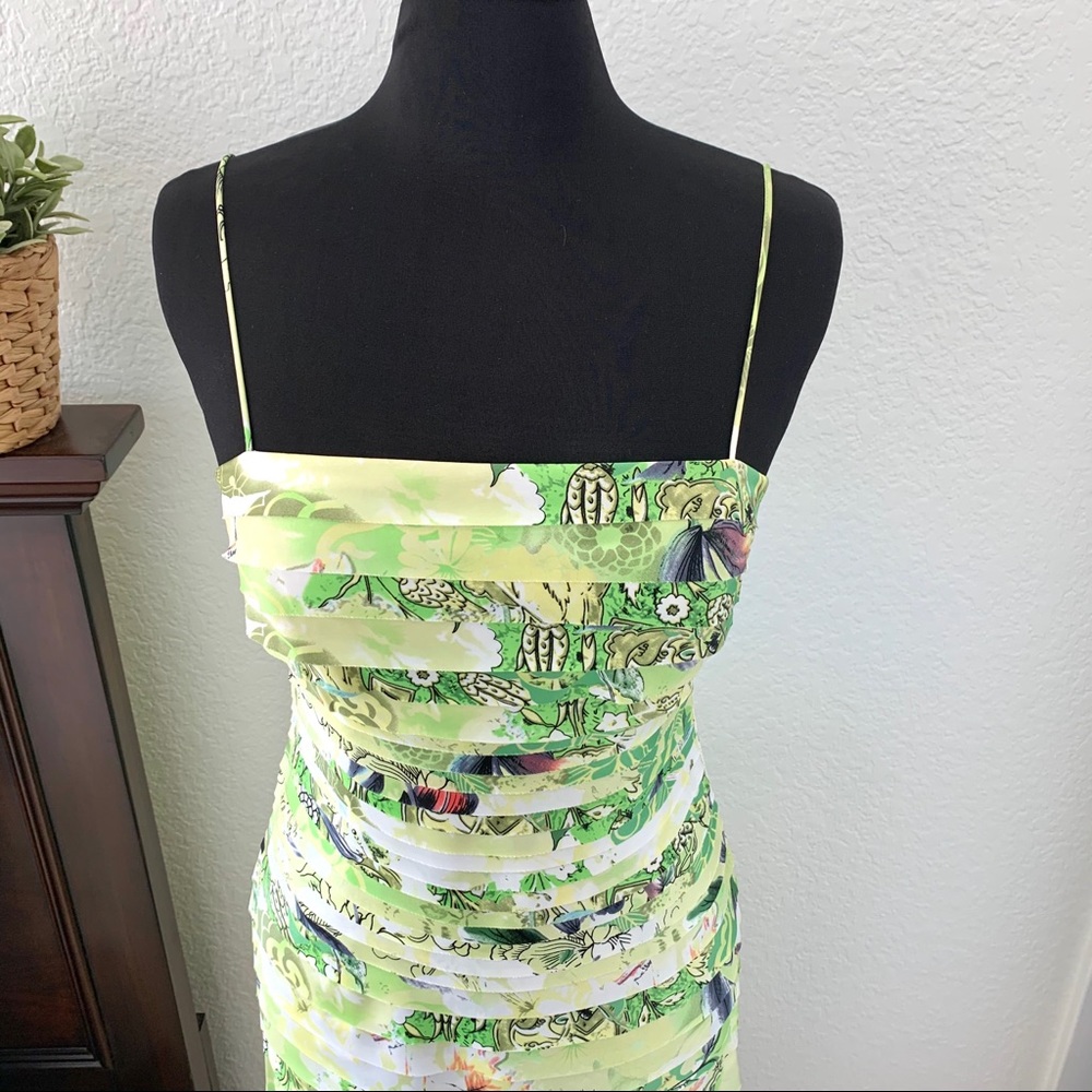 Js Collections Designer Tiered Midi Dress - image 2